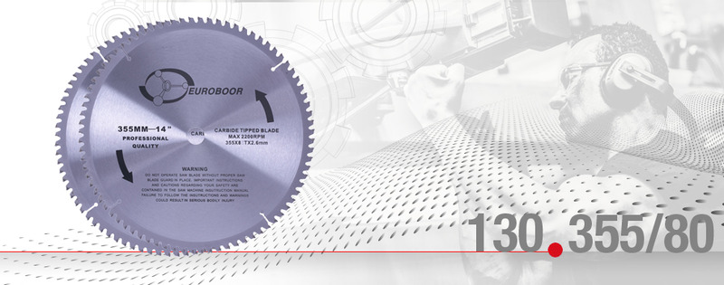 Euroboor 31613558001004 130.355/80 Brzeszczot 355 x 25,4 mm do cięcia metalu na sucho do stali, aluminium i stali nierdzewnej