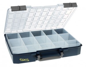 Raaco 136310 Carry-Lite 80 5x10-15 skrzynka asortymentowa z 15 pudełkami na wkładki