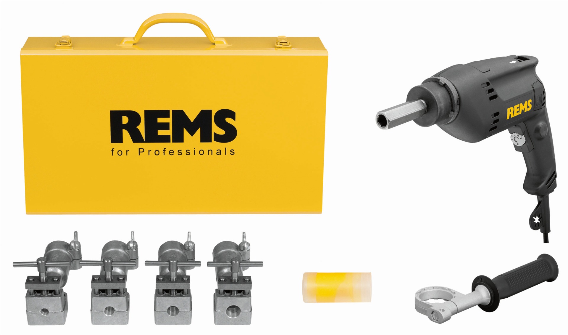Rems 156000 R220 Twist Set 12-15-18-22 Elektryczny trymer do rur
