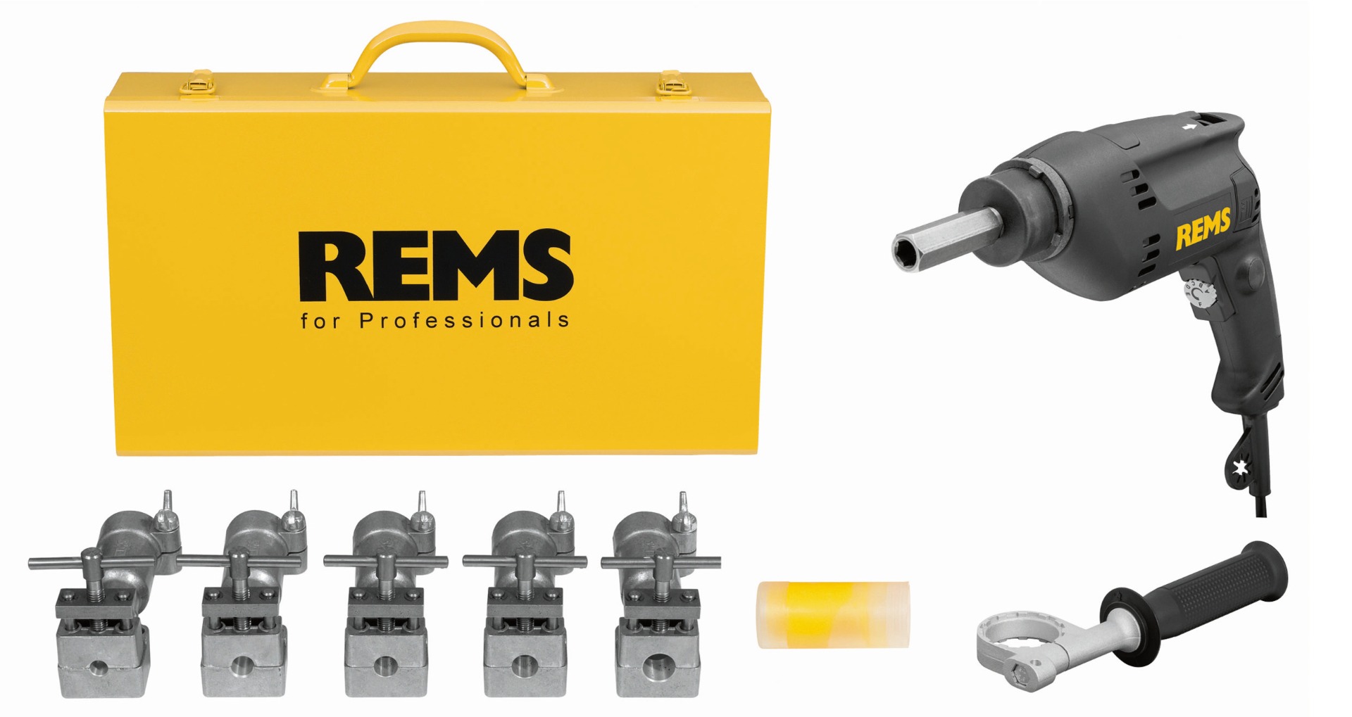 Rems 156002 R220 Twist Set 12-14-16-18-22 Elektryczny trymer do rur