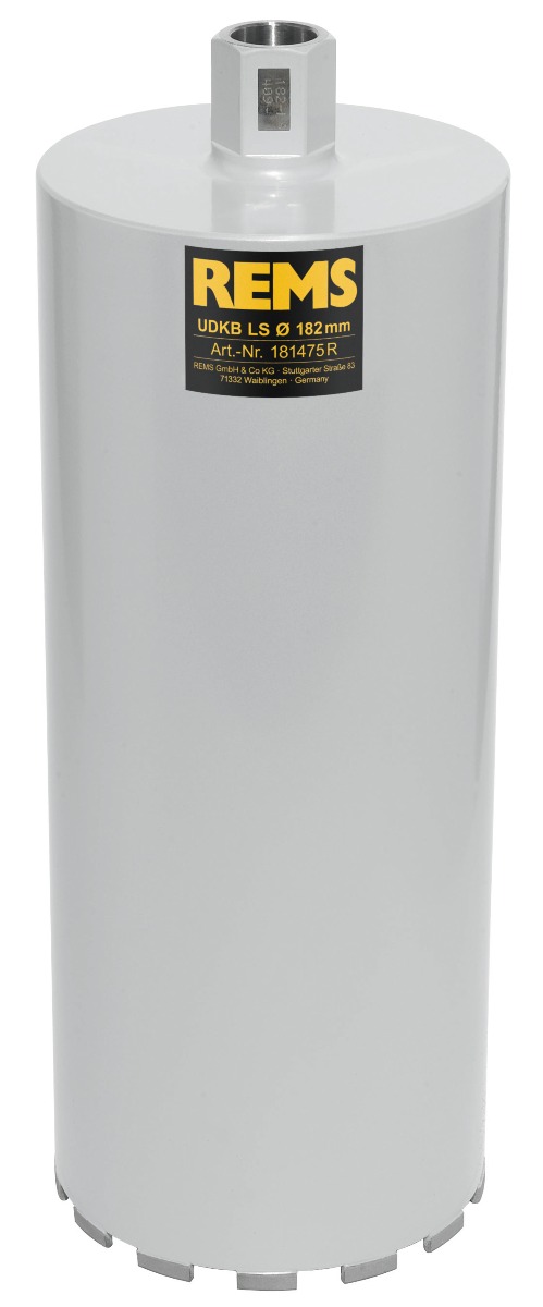 Rems 181475 R Uniwersalna diamentowa korona rdzeniowa  UDKB-LS 182 x 420 mm