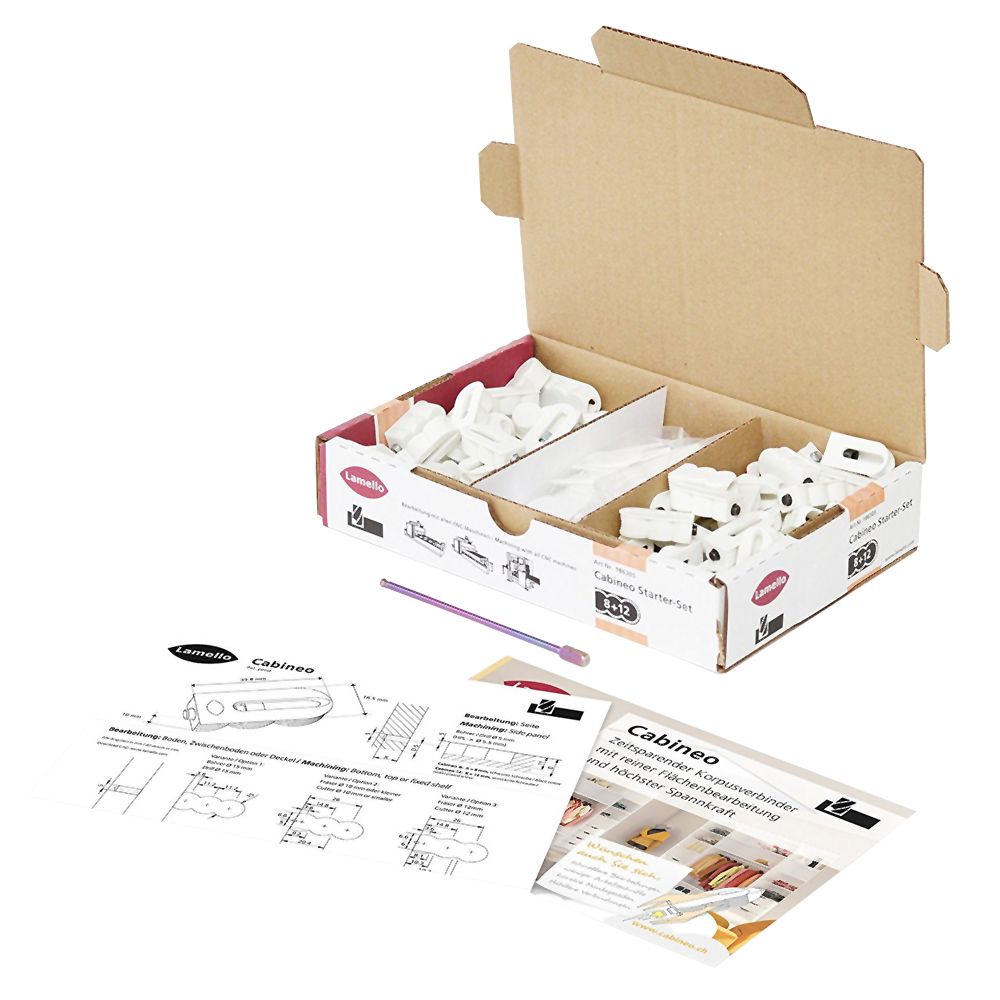 Lamello 186305 Zestaw startowy Cabineo 8 + 12