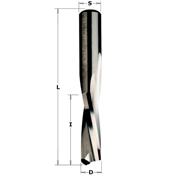CMT 192.060.11 Frez negatywny spiralny prawy średnica 6 mm