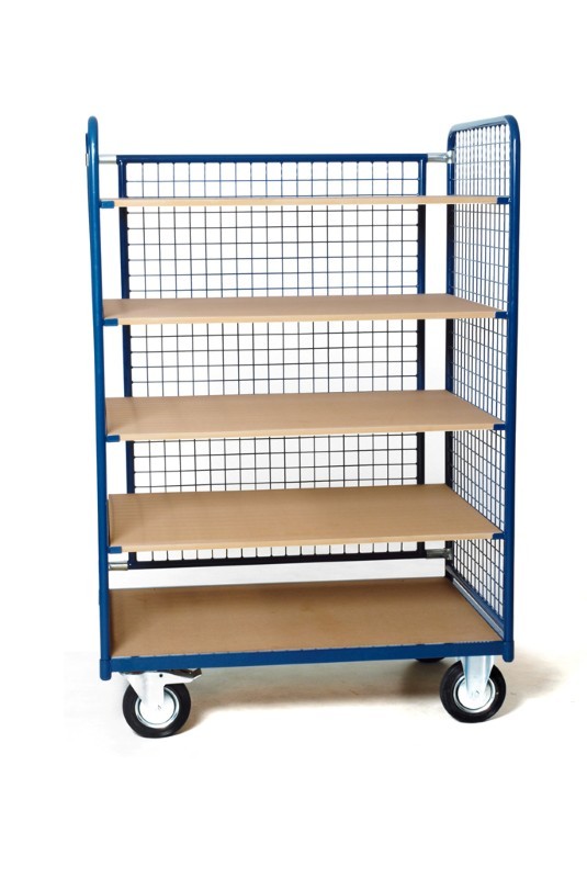 Tretal 201.036 Wózek z półkami 1200 x 800 mm 4 poziomy + podłoga 500 kg