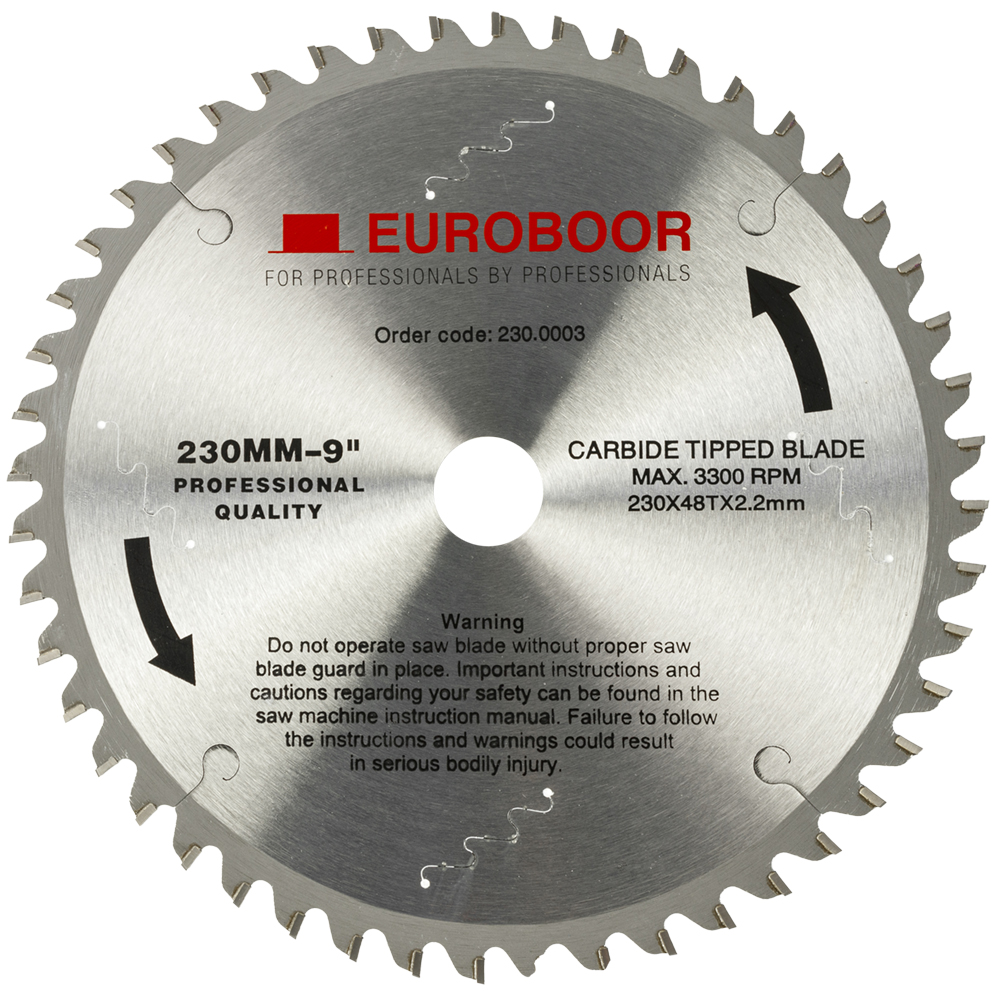 Euroboor 31612304801004 230.0003 Brzeszczot 230 mm otwór 25,4 mm metal