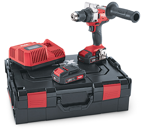 Flex-tools 436577 DD 2G Akumulatorowa wiertarko-wkrętarka 18V 2.5Ah Li-Ion w L-Boxx