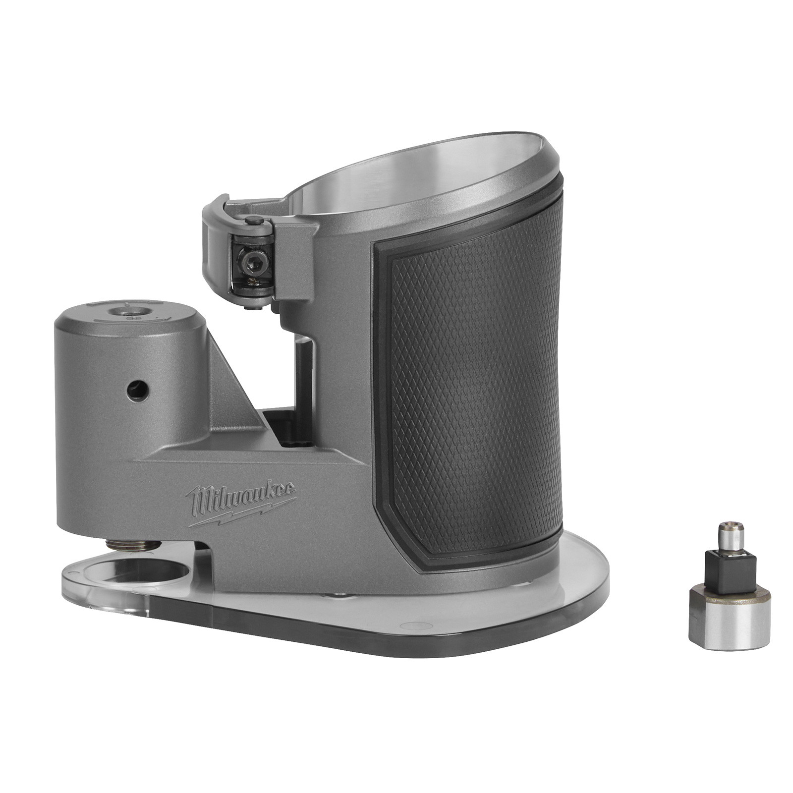 Milwaukee Akcesoria 4932471946 TRB-1 Podstawa z ofsetowym ustawieniem freza do pracy blisko ścian do frezarki górnowrzecionowej M18 FTR