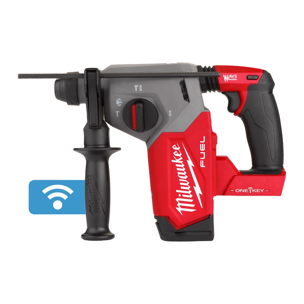 Milwaukee 4933478886 M18 ONEFH-0X M18 FUEL 4-trybowy młot SDS-Plus 26mm z uchwytem FIXTEC i ONE-KEY + walizka, bez akumulatorów i ładowarki