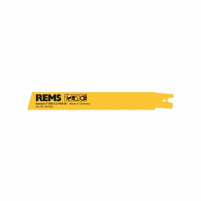 Rems 561002 R05 Brzeszczot specjalny 4"/200-3,2 do REMS Tiger ≤ Ø 4" - 5 sztuk