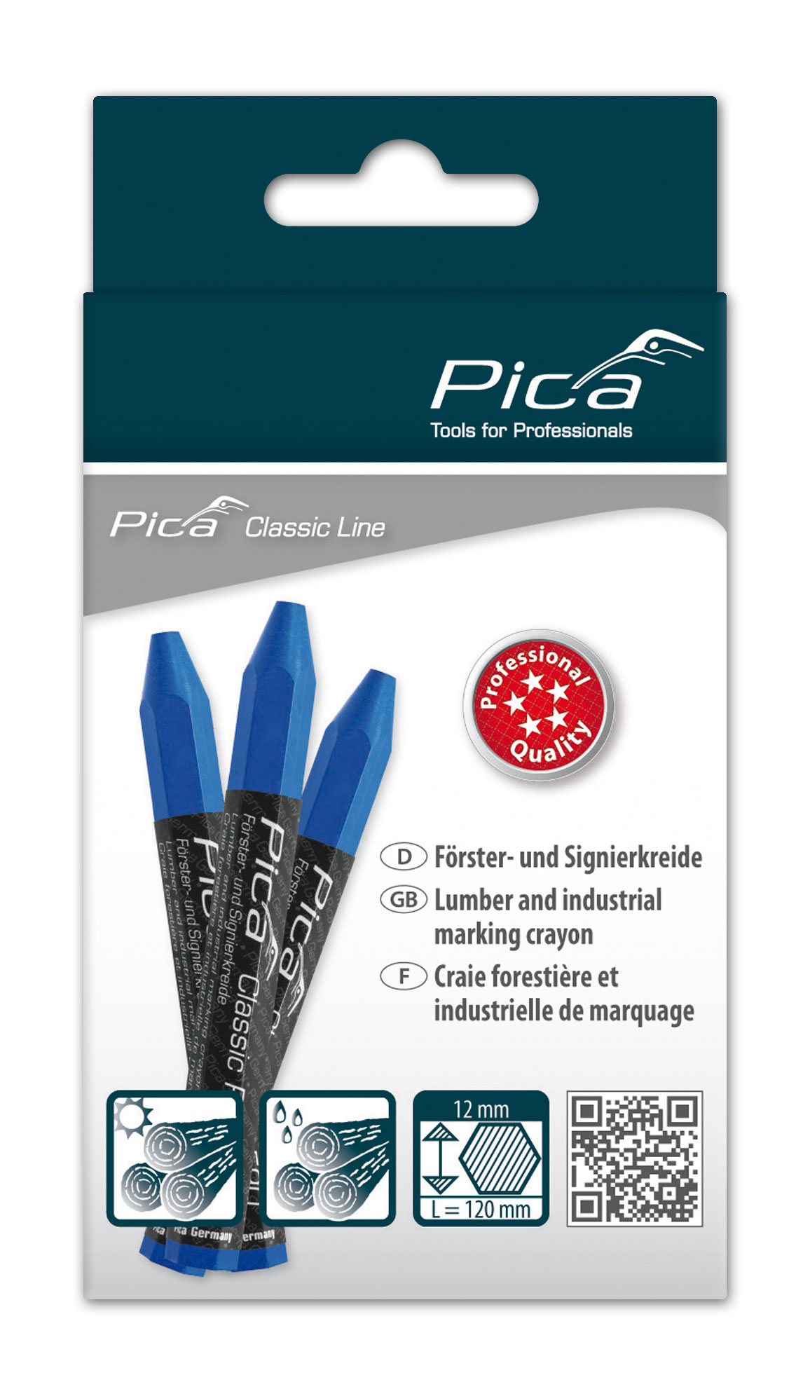 Pica PI59041 590/41 Kredka do rysowania niebieska 12 szt.