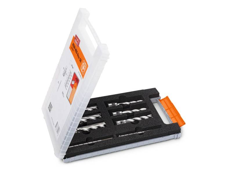 Fein Akcesoria 63133999010 Zestaw do wiercenia rdzeniowego quickin 12, 14, 16, 18, 20 i 22