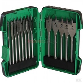 HiKOKI Akcesoria 781795 Zestaw wierteł szybkoobrotowych z chwytem sześciokątnym 1/4", 13-częściowy