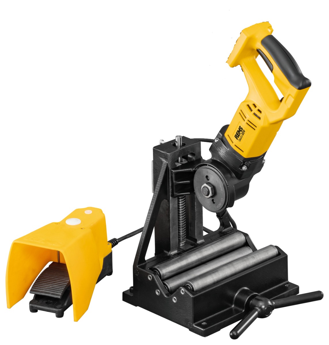 Rems 845007 R22 Akumulator CENTO 22V Basic Tube Cutter bez akumulatorów i ładowarki oraz bez tarczy tnącej