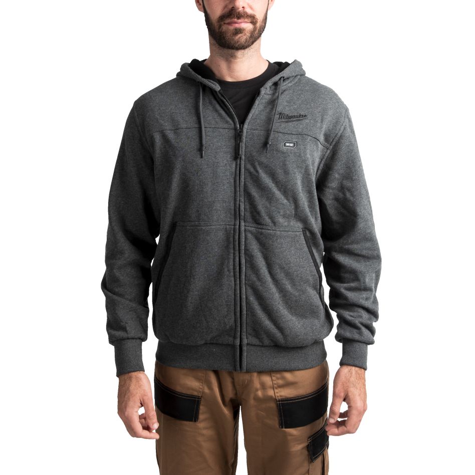 Milwaukee Akcesoria 4933464355 M12 HHGREY3-0(XL) Szara ogrzewana bluza z kapturem M12™