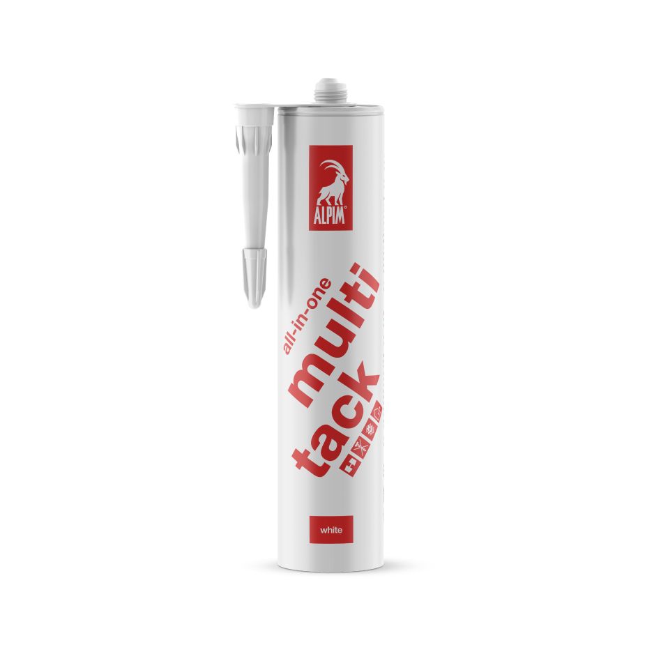 Alpim ALP002003 Zestaw klejów uniwersalnych Multi Tack „wszystko w jednym”, biały, 290 ml