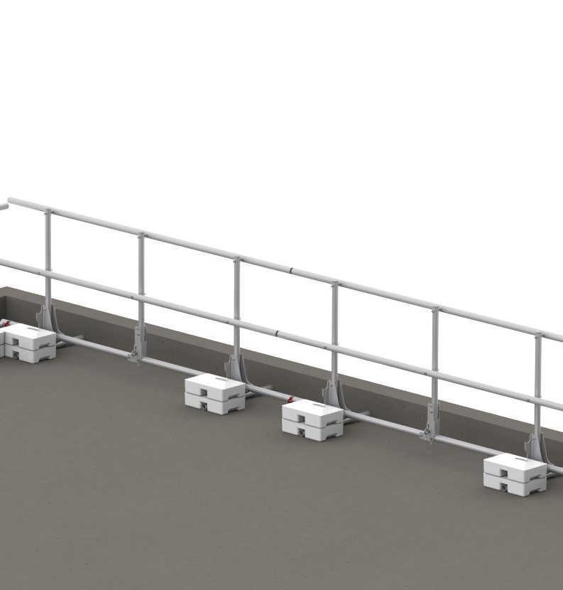 Altrex C500641 EP6 Zabezpieczenie krawędzi dachu 2x3 m wraz z blokami betonowymi