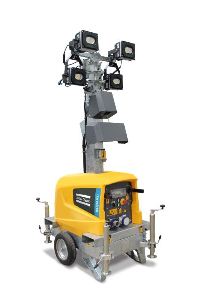 Atlas Copco 8170023558 HiLight E3+ Mobilna elektryczna wieża oświetleniowa 230V 3000 m&sup2;