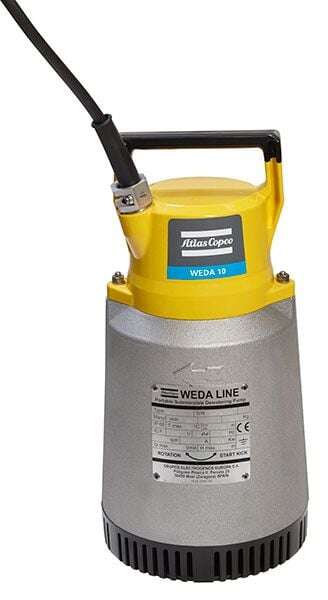 Atlas Copco 3081621512 WEDA D10N Zatapialna pompa do wody brudnej 220-240V 50HZ 1~ ISO-G2" CEE 7/7