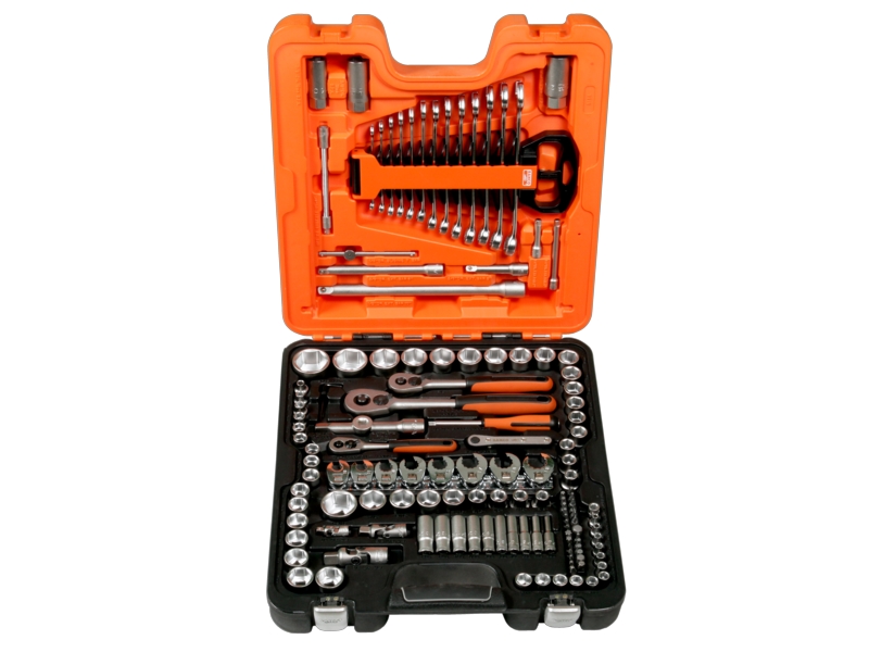 Bahco S138 Zestaw kluczy nasadowych 1/4", 3/8", 1/2" Metric 138 szt.