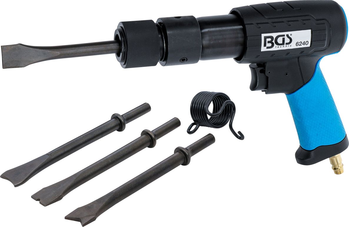 BGS 6240 Zestaw młotków pneumatycznych z uchwytem szybkowymiennym 10 mm