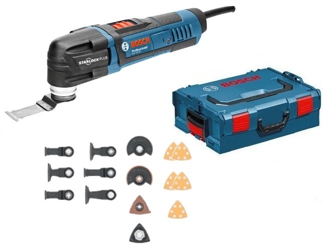Bosch Professional 0601237000 GOP 30-28 Profesjonalne narzędzie wielofunkcyjne 300 W + akcesoria w L-Boxx