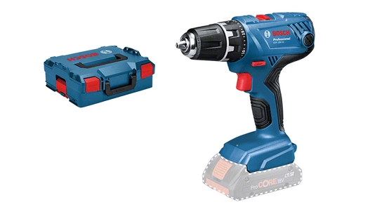 Bosch Professional 06019H1009 GSR 18V-21 Akumulatorowa wiertarka 18V bez baterii i ładowarki w L-Box