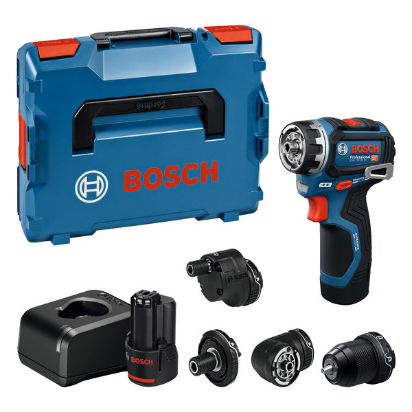 Bosch Professional 06019N7101 GSR12V-32FC Akumulatorowa wiertarko-wkrętarka 2x GBA 12V 2.0Ah i ładowarka GAL 12V-20 w L-Boxx