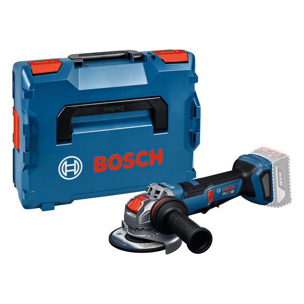 Bosch Professional 06019N4301 Szlifierka kątowa GWS18V-11PS Accu bez akumulatora i ładowarki w pudełku L-Boxx