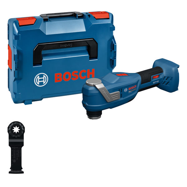Bosch Professional 06018G3001 Akumulatorowe narzędzie wielofunkcyjne GOP18V-30 z brzeszczotem bez akumulatora i ładowarki w pudełku L-Boxx