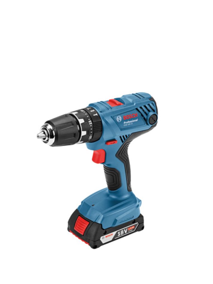 Bosch Professional 06019H1109 Akumulatorowa wiertarka udarowa GSB 18V-21 2.0 AH Li-ion w L-box