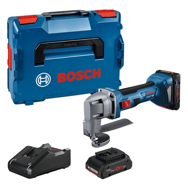 Bosch Professional 0601926301 GSC 18V-16 E Akumulatorowe nożyce do blachy 18V ProCore 4.0Ah Li-Ion