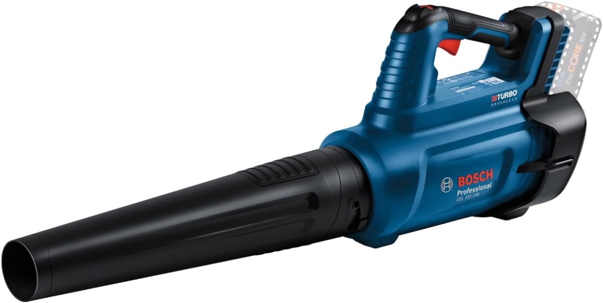 Bosch Professional 06008D2000 GBL 18V-750 Profesjonalna akumulatorowa dmuchawa do liści 18 V bez akumulatora i ładowarki