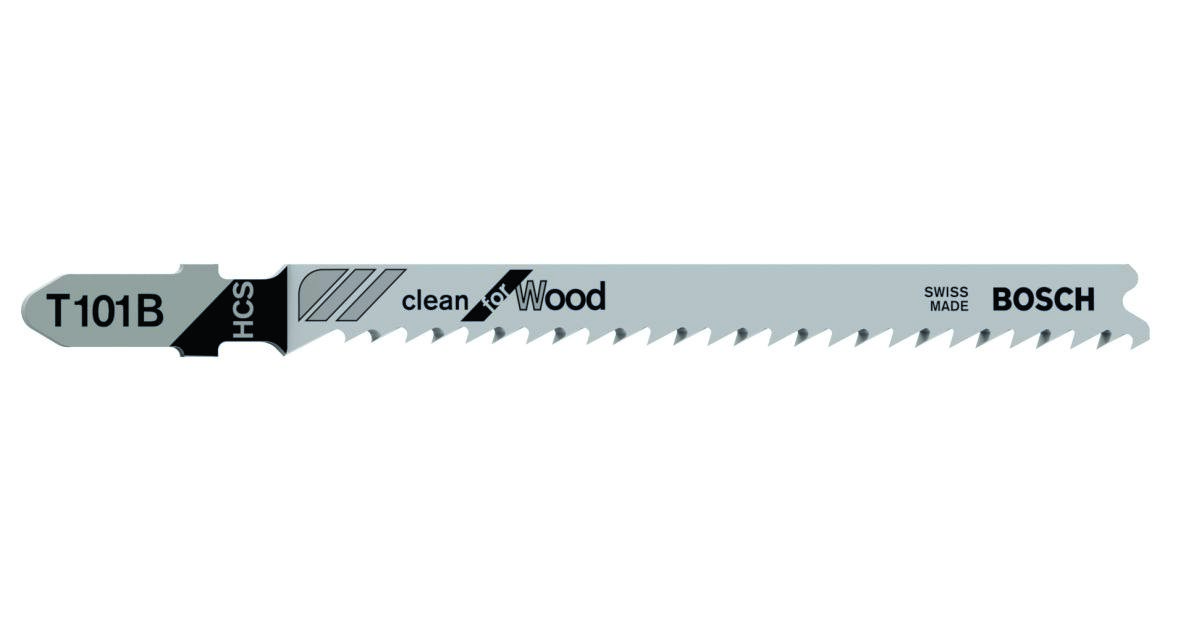 Bosch Professional Akcesoria 2608630030 Brzeszczot do wyrzynarek Clean for Wood, 5szt.  T 101 B