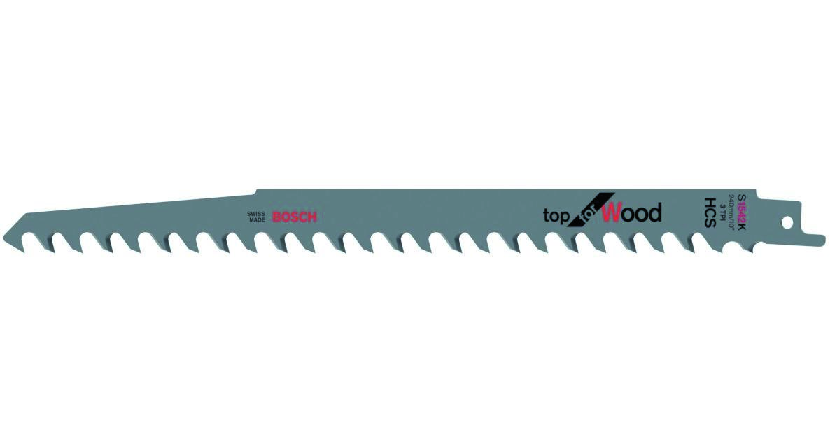 Bosch Professional Akcesoria 2608650682 S1542K Brzeszczot do piły szablastej  Top do drewna 240 mm 5 szt.