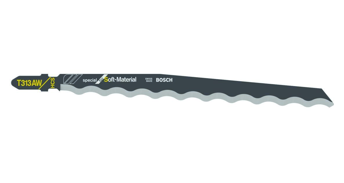 Bosch Professional Akcesoria 2608635187 T313AW Brzeszczoty do wyrzynarki T - trzpień na 3 brzeszczoty