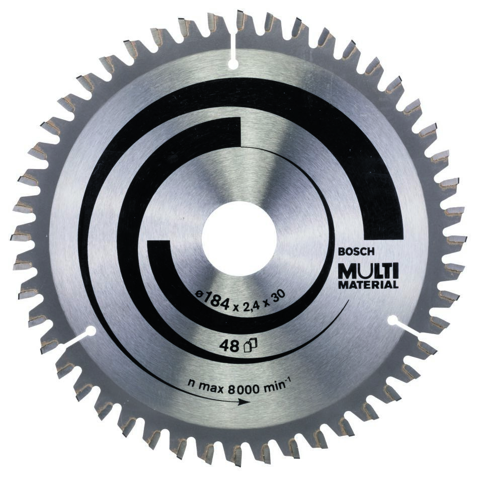 Bosch Professional Akcesoria 2608640506 Tarcza pilarska Multi Material 184x30mm Z48