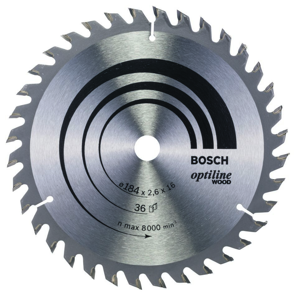 Bosch Professional Akcesoria 2608640818 Tarcza 184 x 16 x 36T Optiline Wood