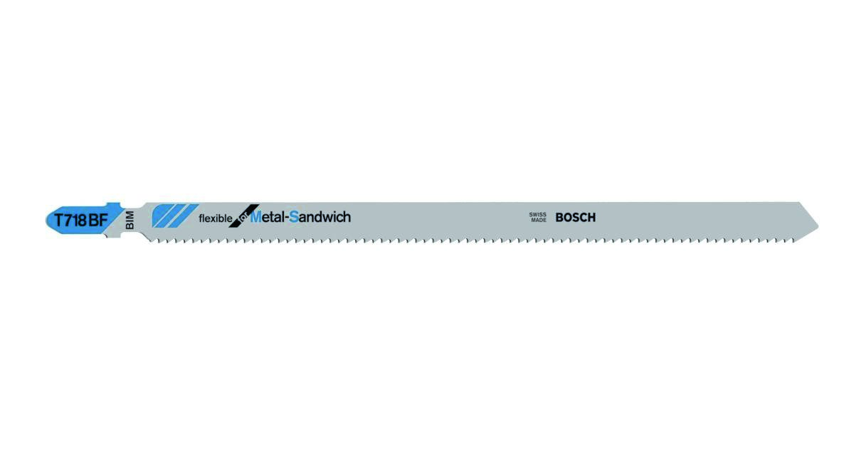 Bosch Professional Akcesoria 2608636335 Brzeszczot do wyrzynarek Metal-Sandwich  T 718 BF