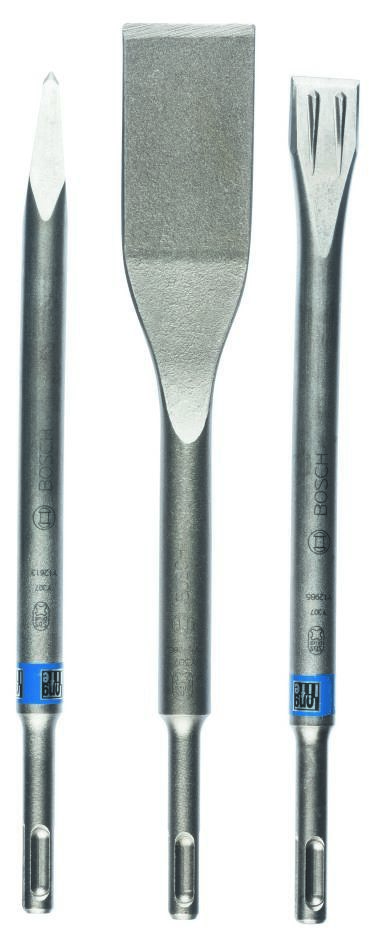 Bosch Professional Akcesoria 2607019159 3-częściowy zestaw dłut SDS-plus