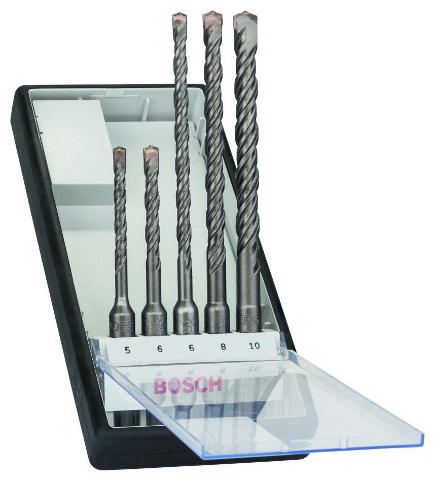 Bosch Professional Akcesoria 2607019927 Zestaw wierteł SDS-Plus (5 szt)  PLUS-5 Robust Line