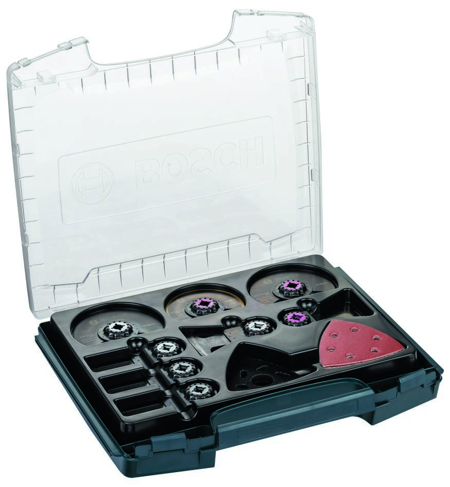 Bosch Professional Akcesoria 2608662013 34-częściowy zestaw profesjonalny do i-BOXX, do wykańczania wnętrz