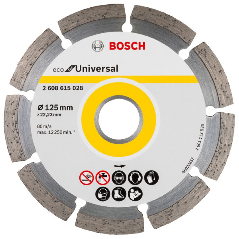 Bosch Professional Akcesoria 2608615028 Tarcza diamentowa uniwersalna Bosch Line 125x22,23x2x7