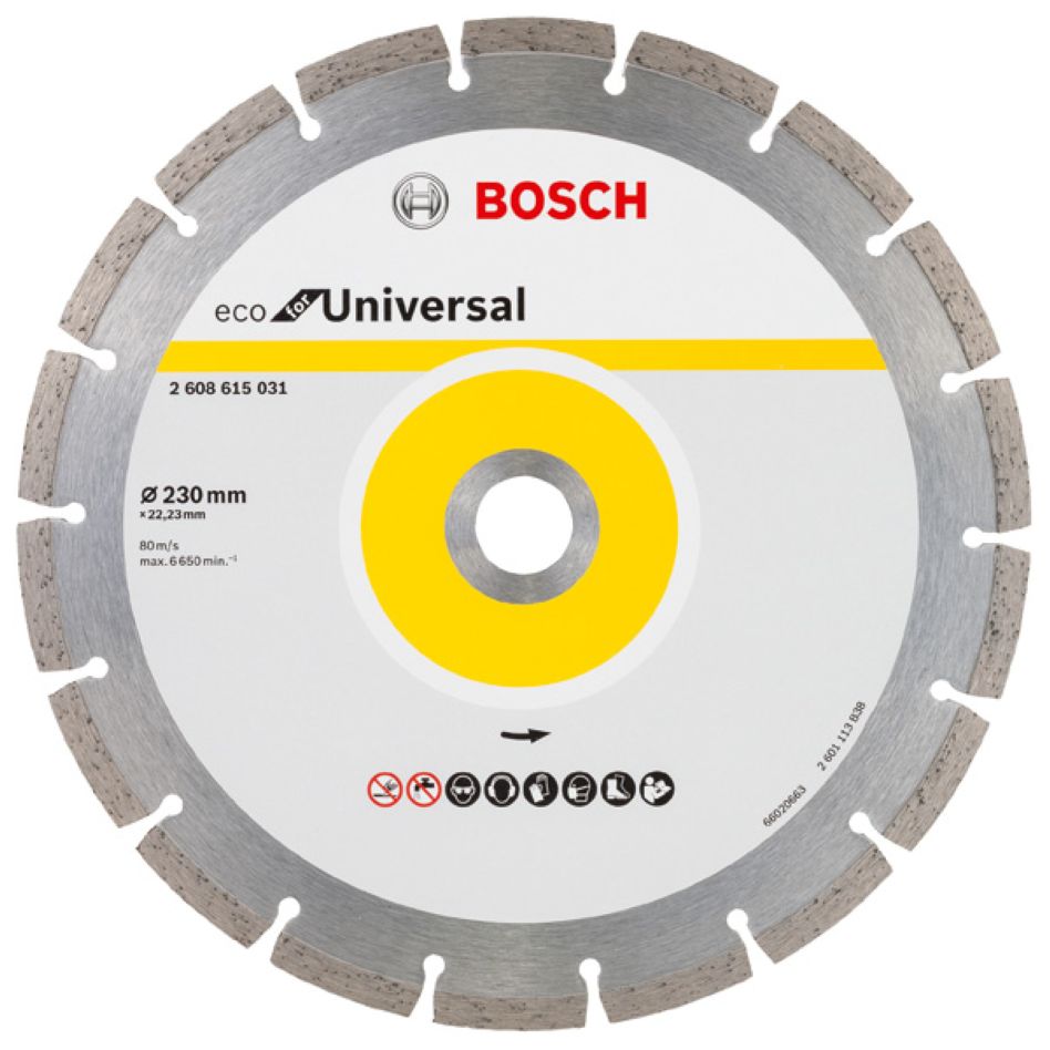 Bosch Professional Akcesoria 2608615031 Tarcza diamentowa uniwersalna Bosch Line 230x22,23x2,6x7