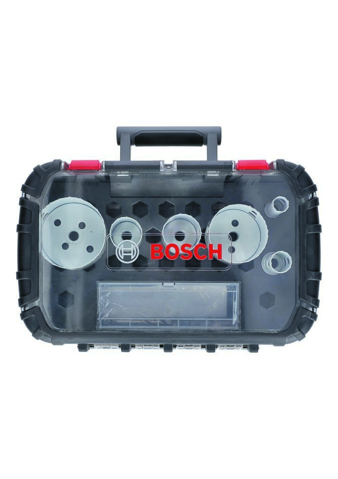 Bosch Professional Akcesoria 2608594190 Zestaw otwornic uniwersalnych, 9szt.  Progressor for Wood and Metal
