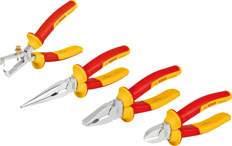 Bosch Professional Akcesoria 1600A02NG1  Zestaw szczypiec VDE 4-częściowy