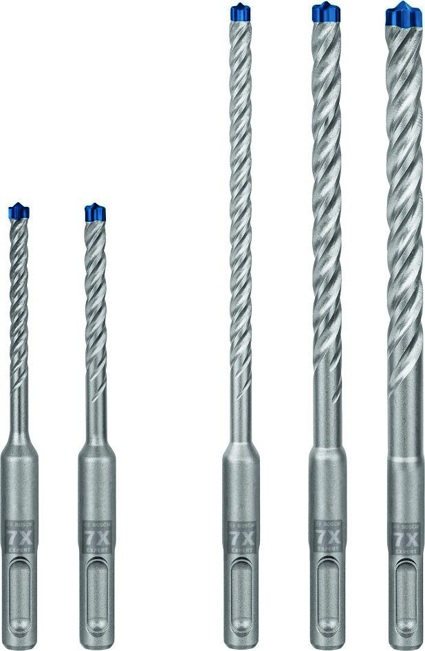 Bosch Professional Akcesoria 2608900197 Zestaw wierteł udarowych Expert SDS plus-7X 5/6/6/8/10 mm 5-częściowy