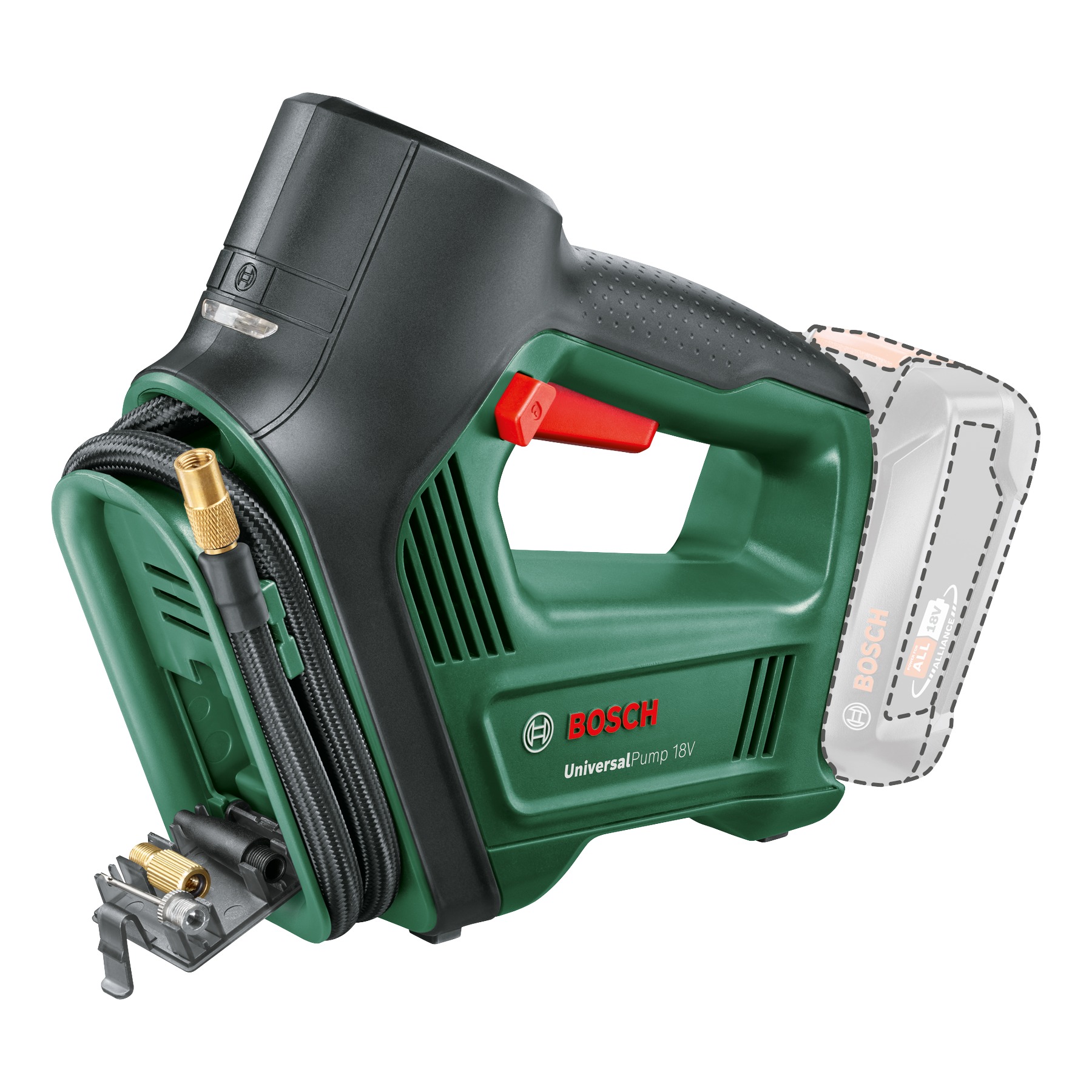 Bosch DIY 0603947100 Pompa akumulatorowa UniversalPump 18 V bez akumulatorów i ładowarki w opakowaniu