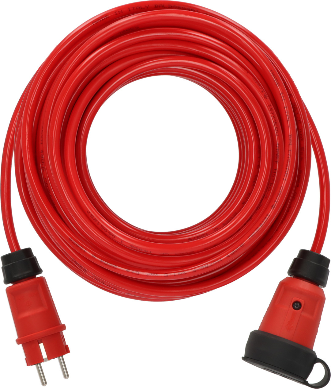 Brennenstuhl ProfessionalLINE 9161250210 Profesjonalny przedłużacz VQ 2100 IP44 25m czerwony H07BQ-F 3G1,5