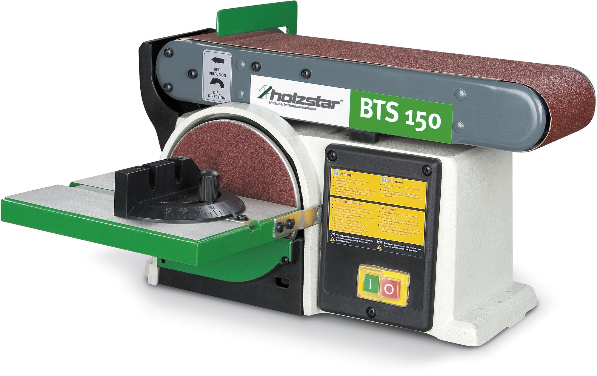 Holzstar 715904150 BTS150 Szlifierka taśmowa i tarczowa 150 mm