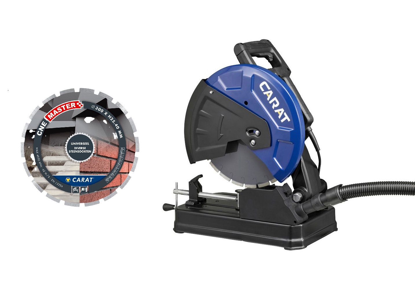 Carat BUC350CN26 EasyCoup Compact 350 Pilarka do kamienia z piłą diamentową UNI 350 MASTER